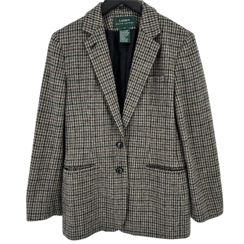 Lauren by Ralph Lauren Houndstooth Blazer